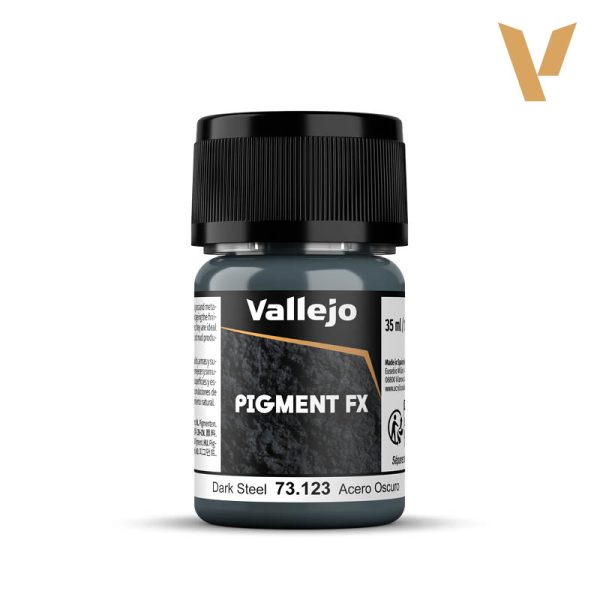 Vallejo 73123 Pigment Dark Steel 35ml