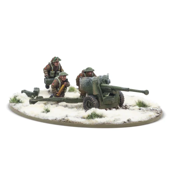 6 pdr anti-tank gun British infantry (winter)